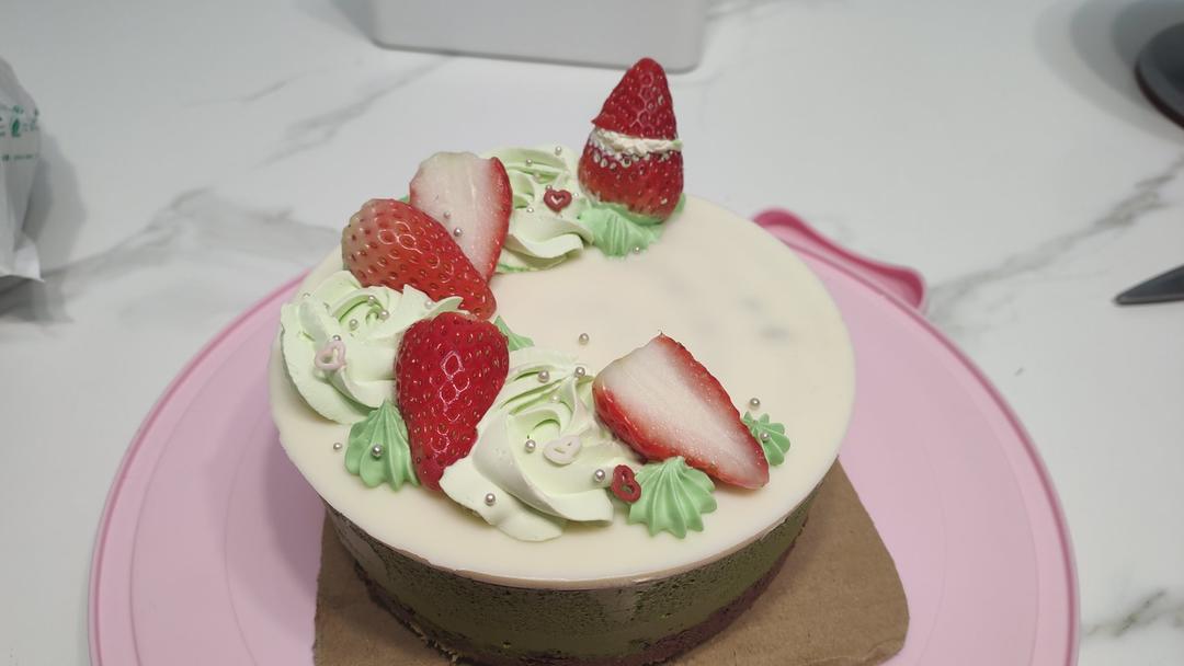 天际Yamanoha—香缇巧克力配抹茶慕斯蛋糕<熊谷裕子>