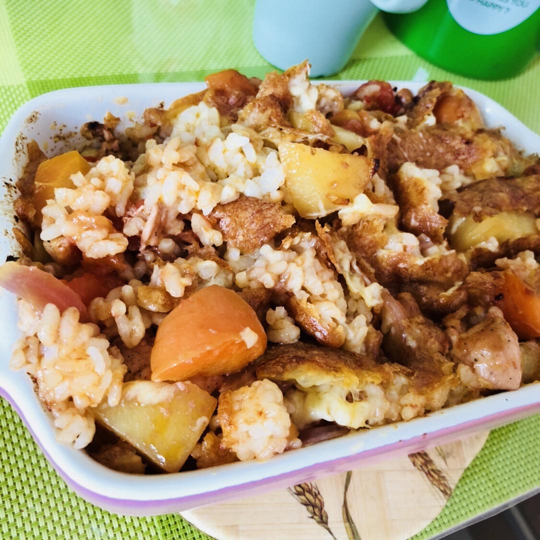 番茄鸡肉浓情焗饭【两人份】