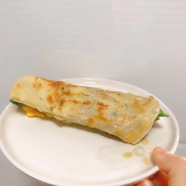 快手早餐#手抓饼的做法