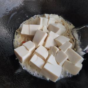 减脂菜！鲜滑香嫩的金针菇豆腐！快手简单！的做法 步骤2
