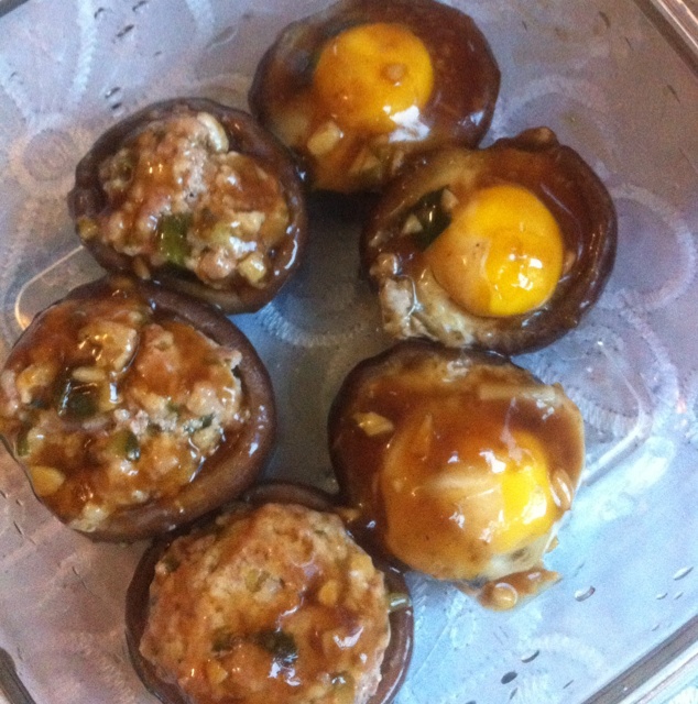 豆腐肉末酿香菇