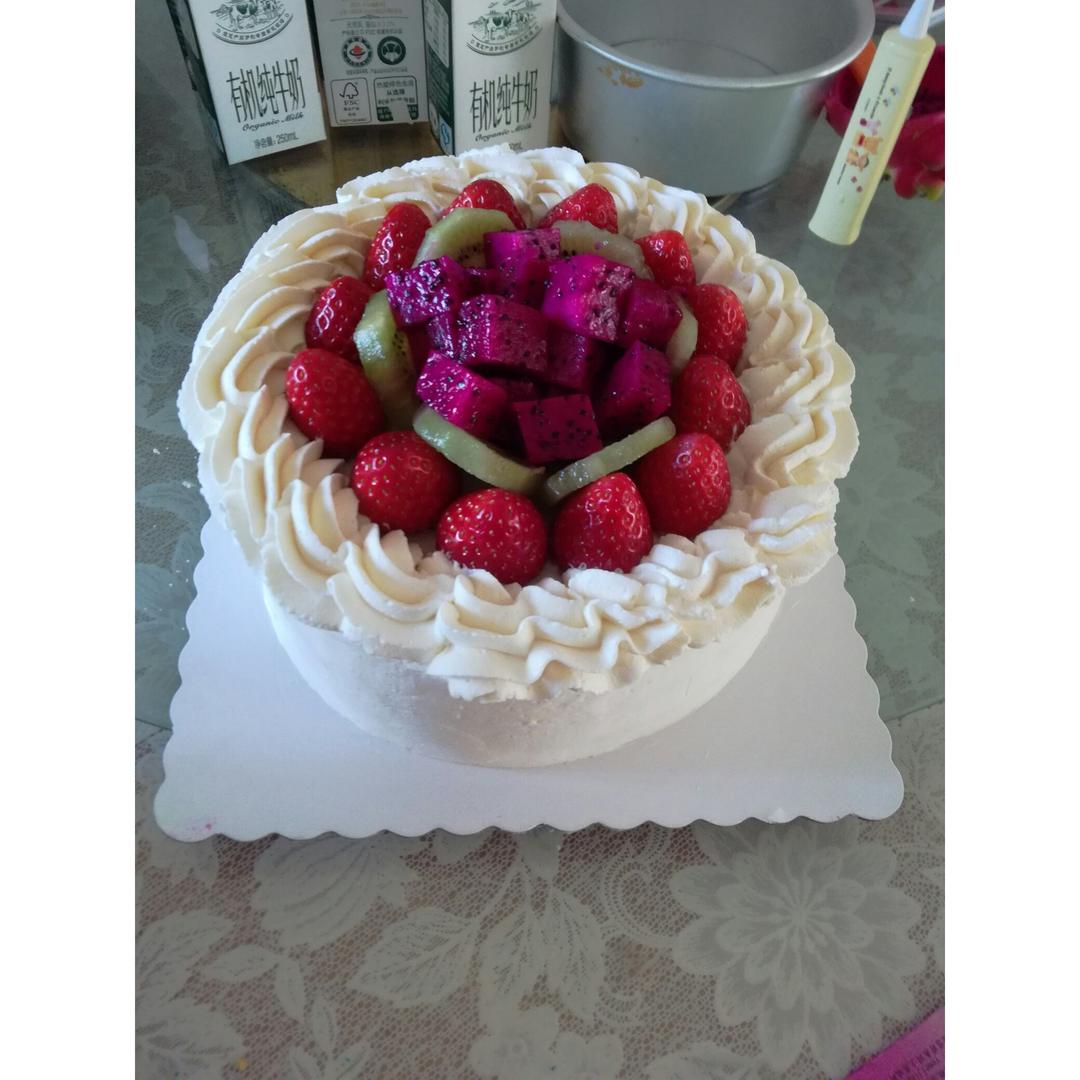 简易蛋糕裱花