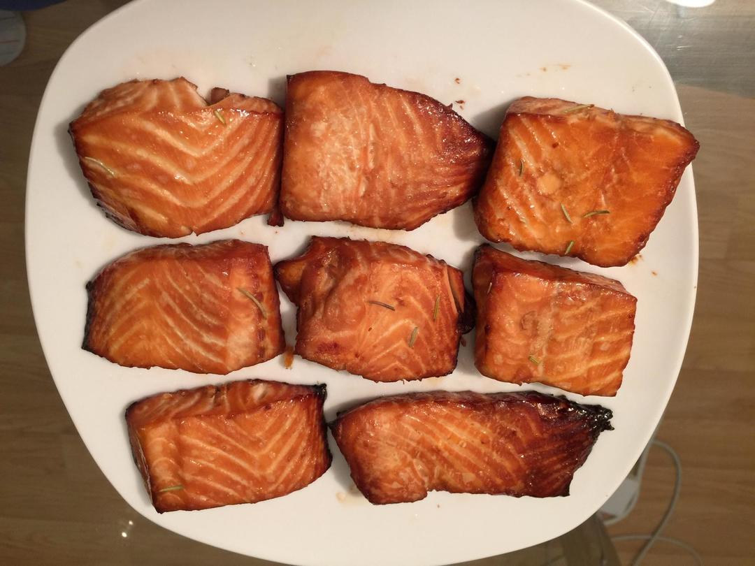 烤箱三文鱼的做法