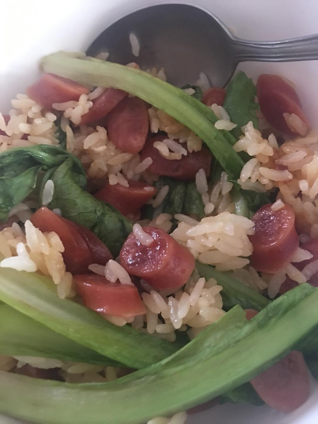 超省事的腊味饭（电饭锅版）的做法