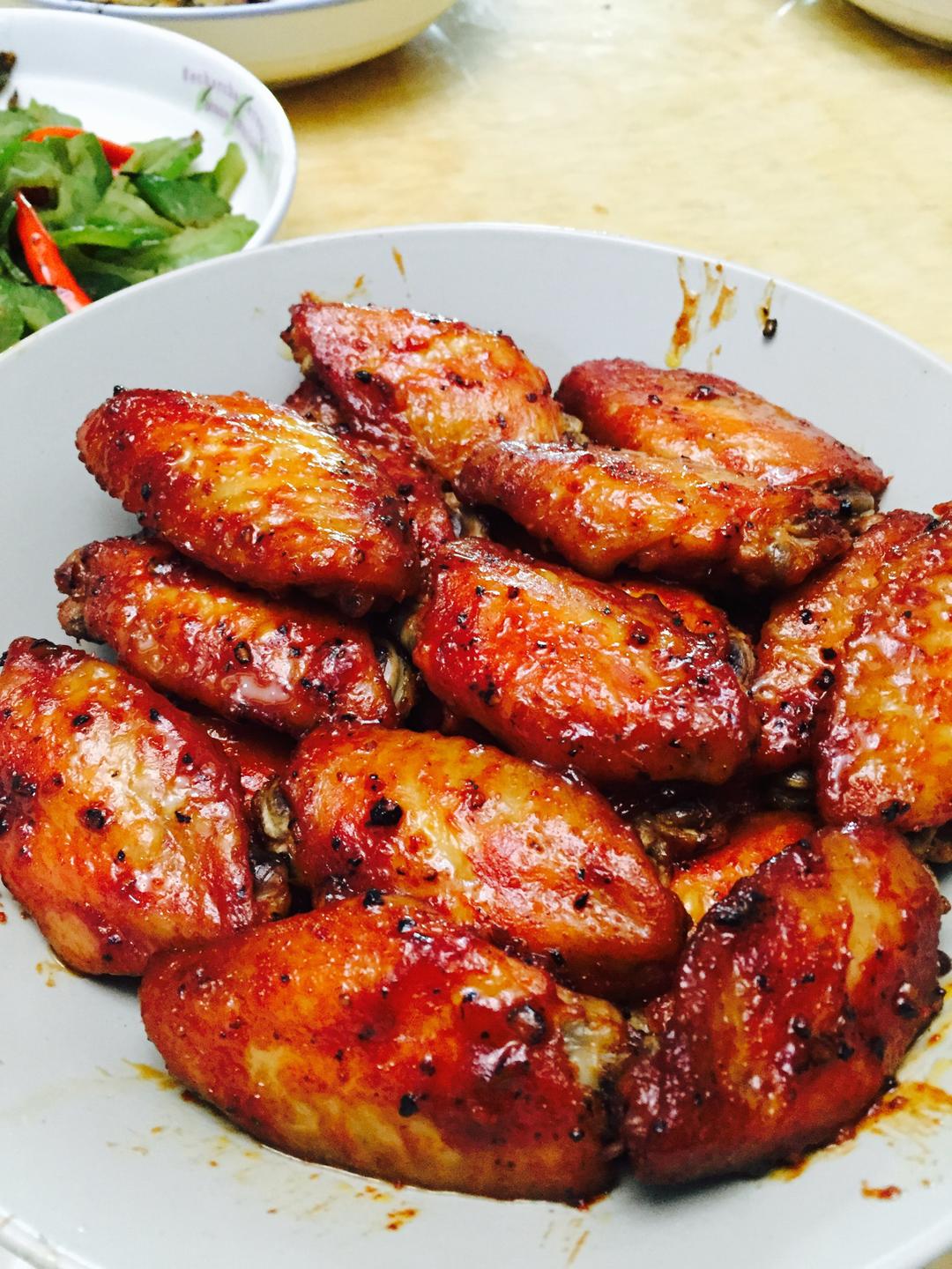 黑椒蜜汁烤鸡翅