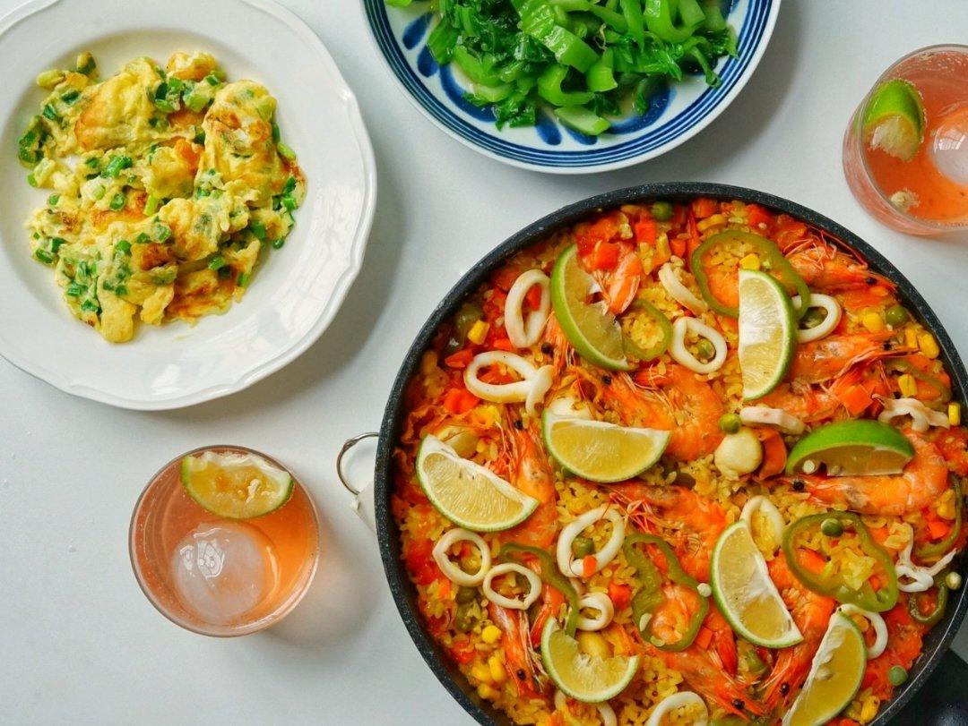 【曼食慢语】Seafood Paella 西班牙海鲜饭