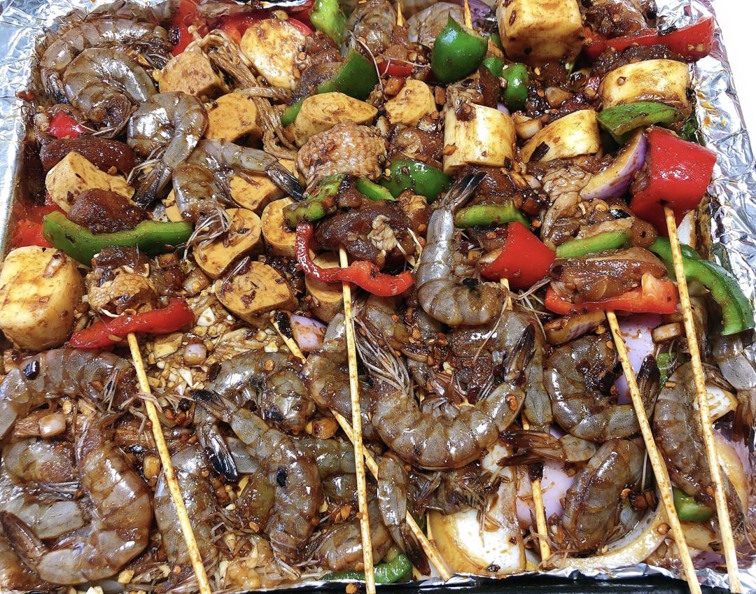 一颗汉子的心做的家庭烤箱版小烧烤