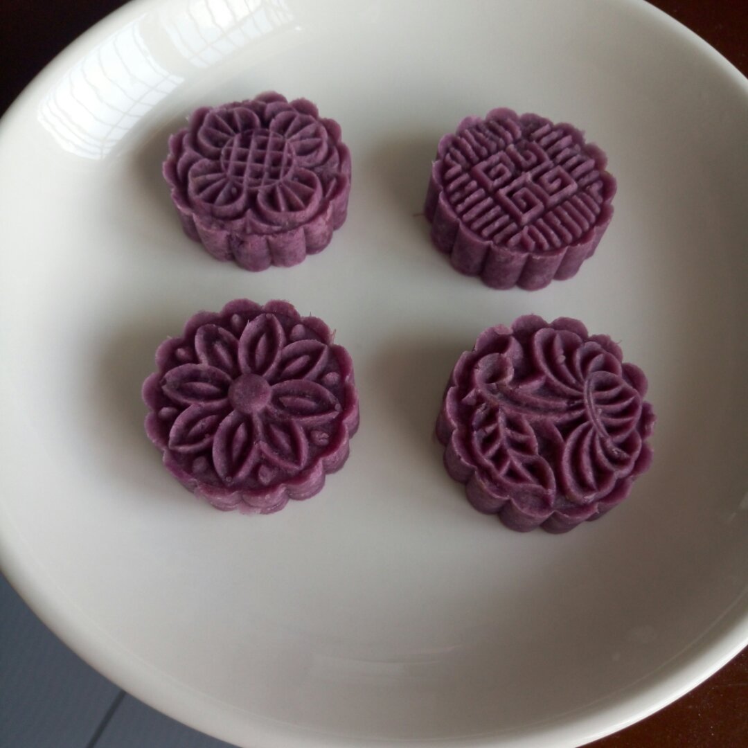 紫薯红豆糕～低卡美味小甜点