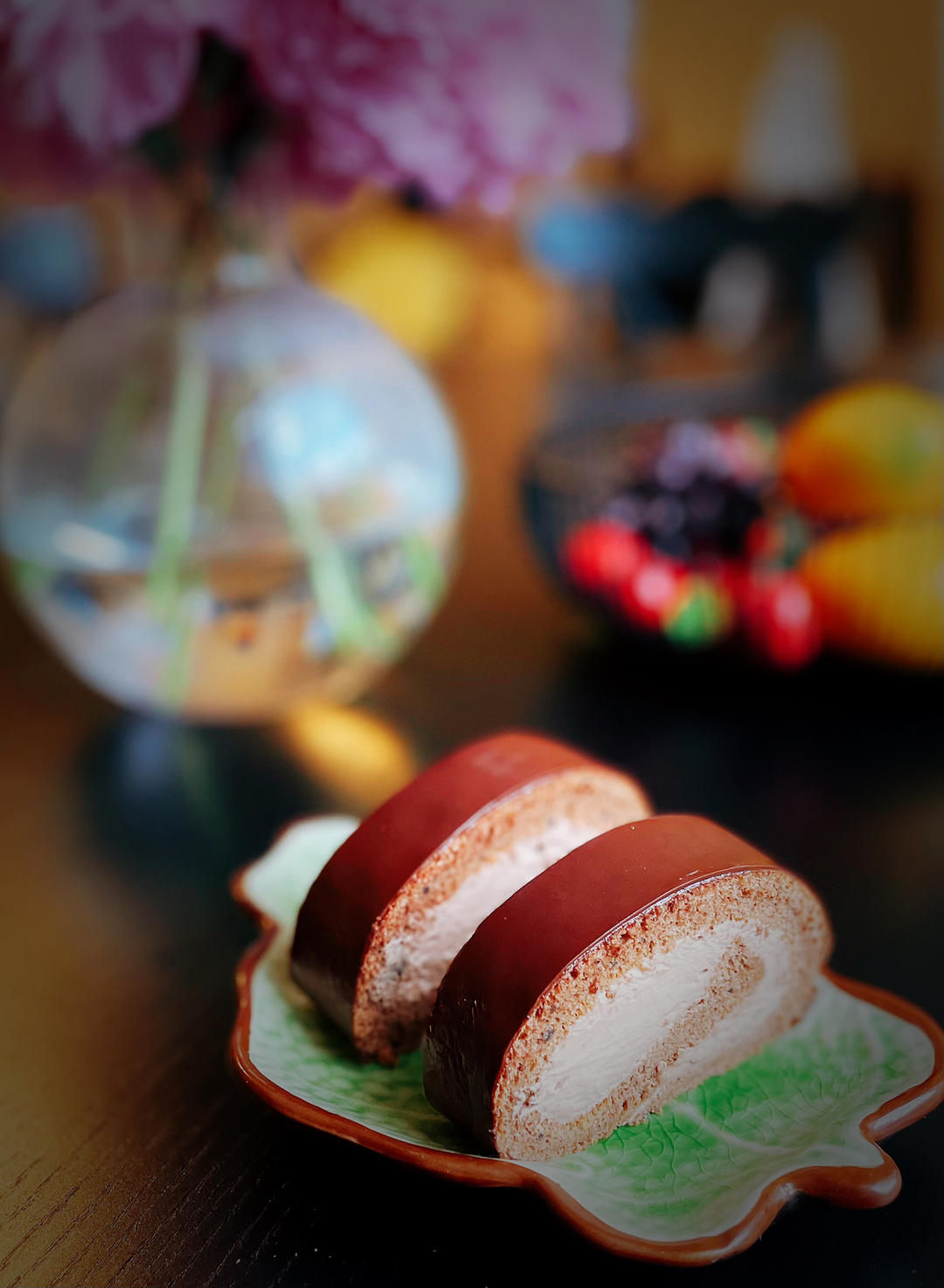 巧克力脆皮梦龙卷