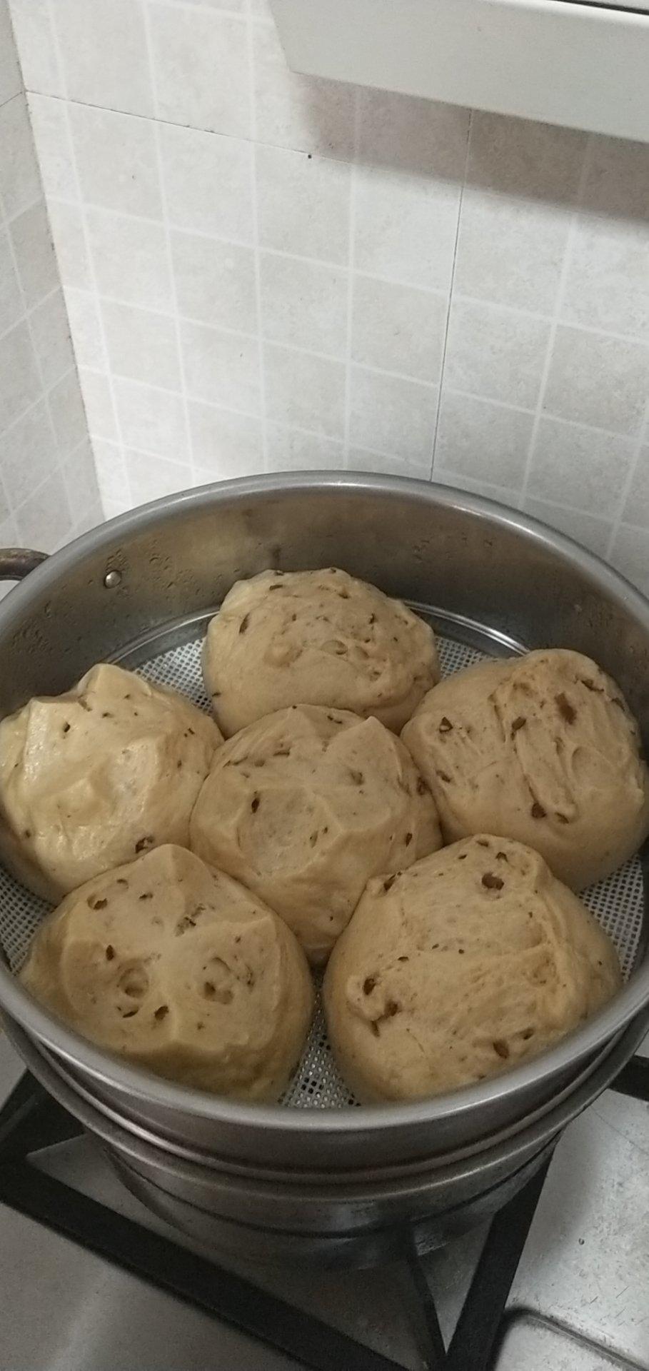 新手也能爆开花的老面红糖大枣开花馒头（泡打粉版or无泡打粉版）