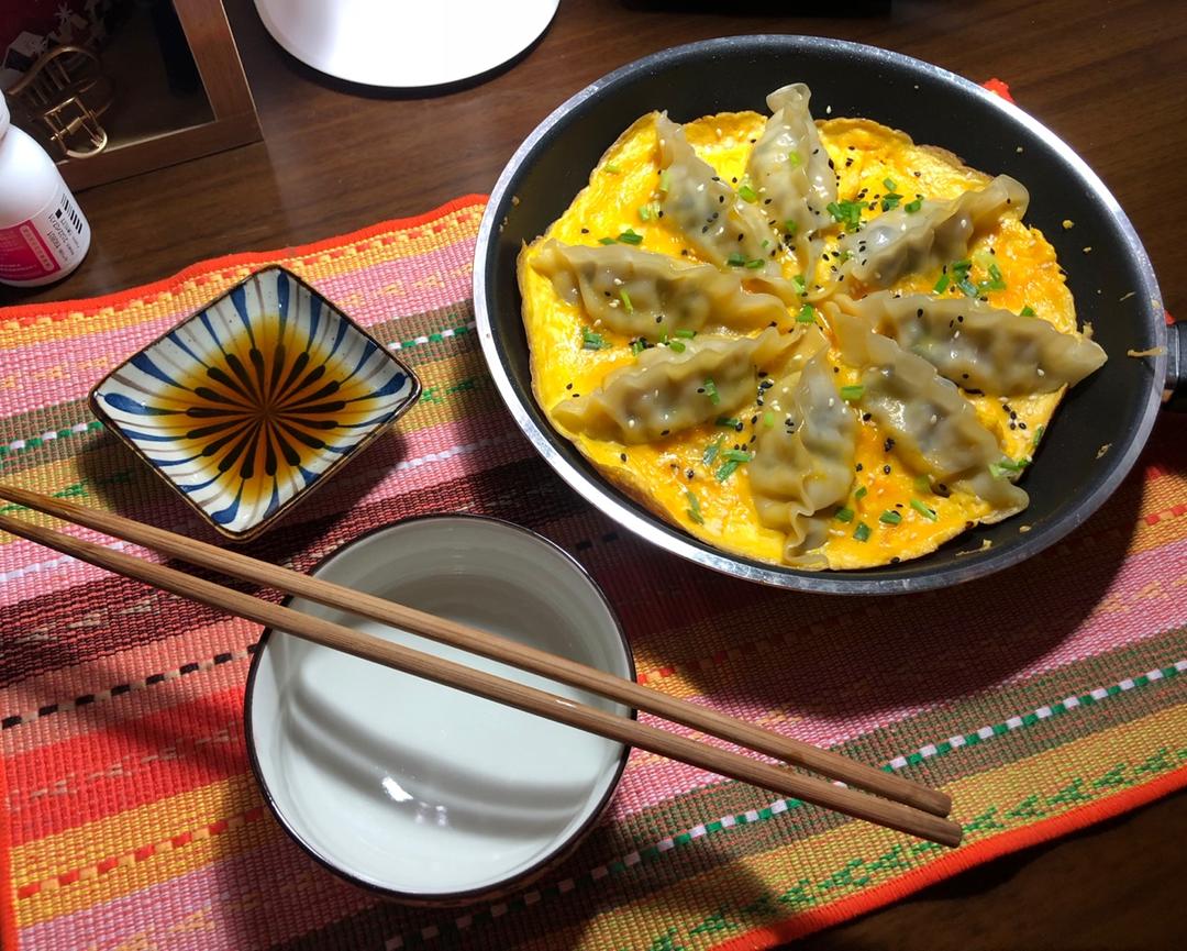 懒人快手抱蛋煎饺