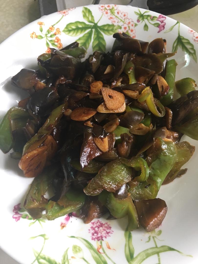 青椒酱油茄子