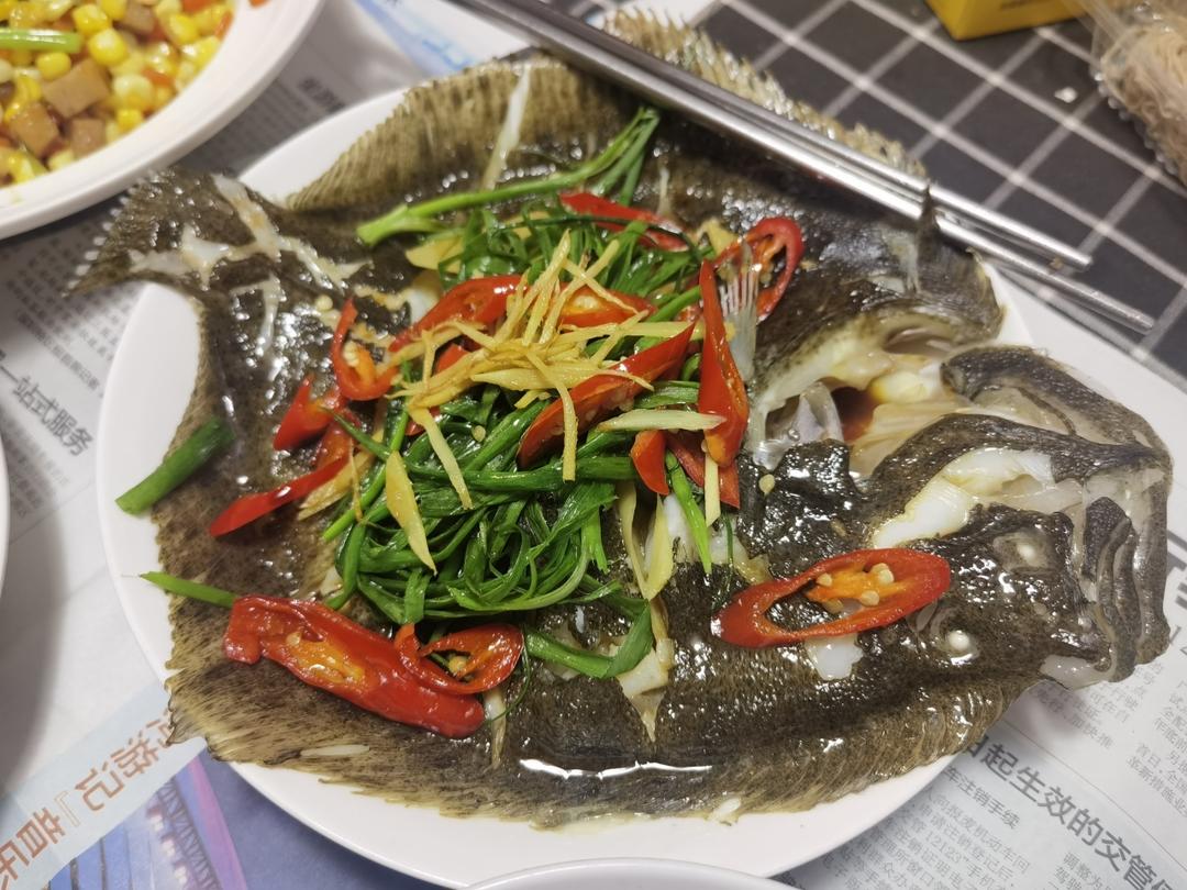 清蒸多宝鱼
