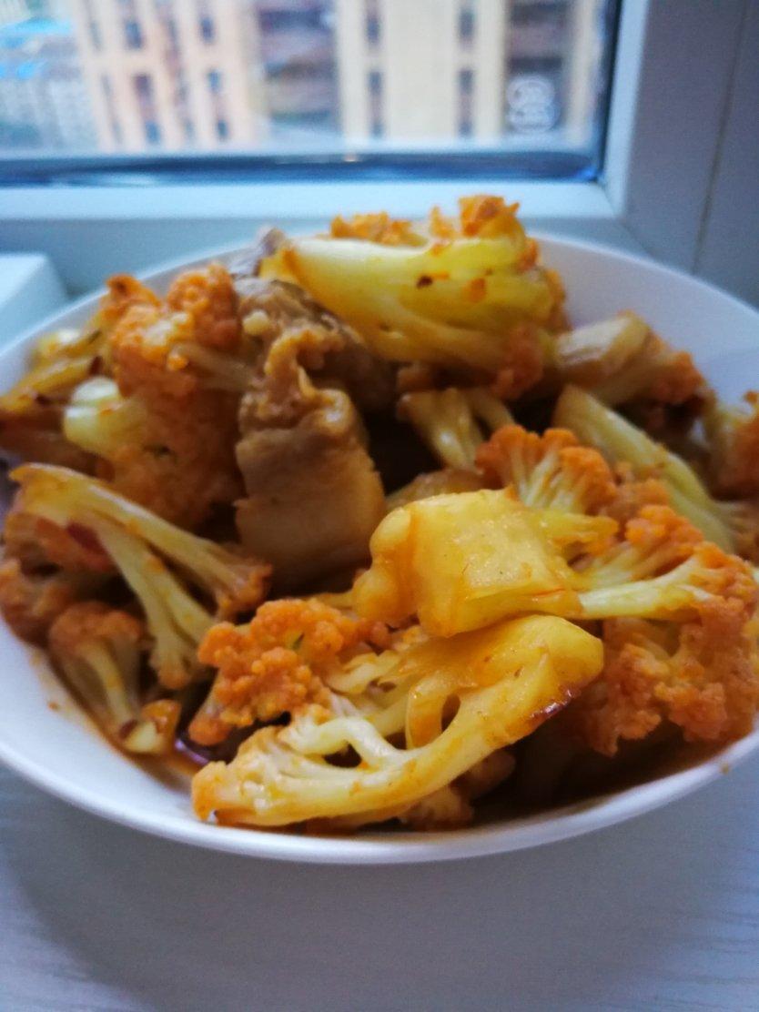 花菜炒肉片