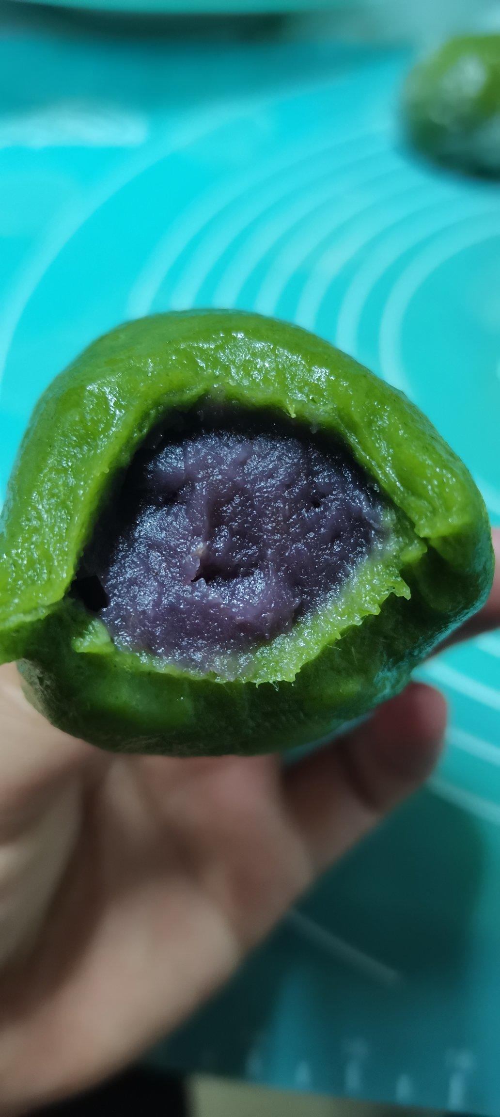 艾草青团、艾粑粑、艾糍、新鲜艾草制作