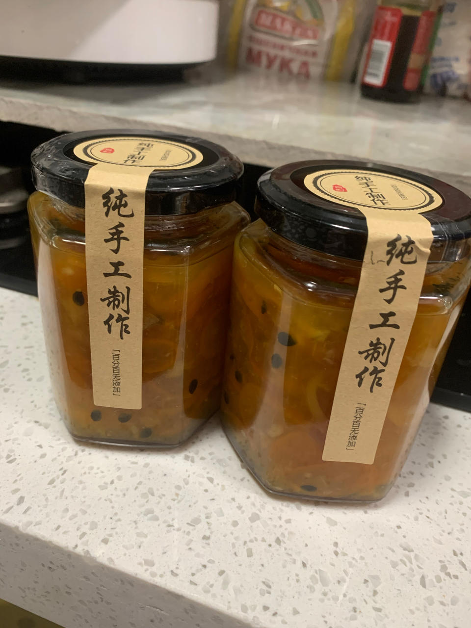 金桔柠檬百香果酱