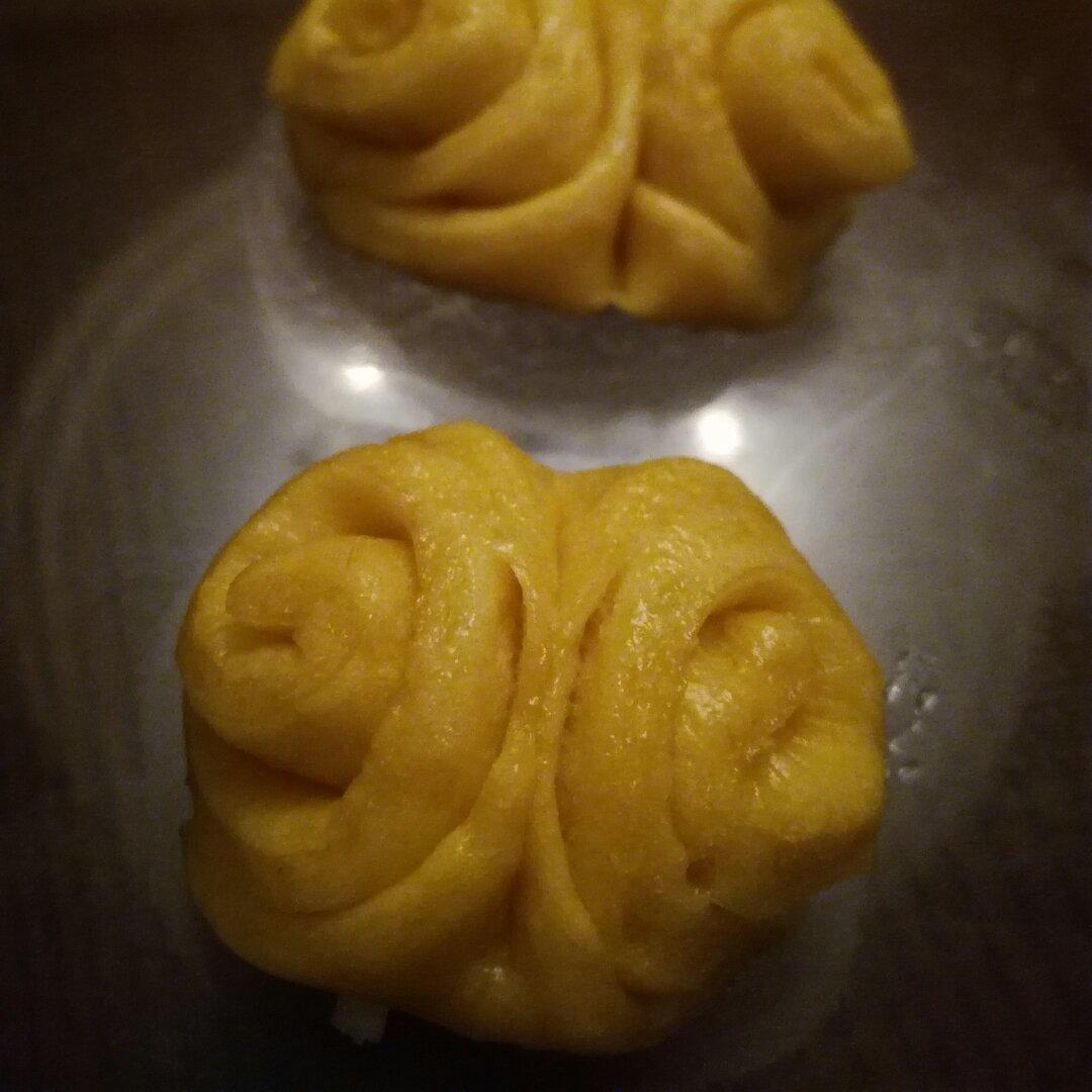 南瓜花卷馒头