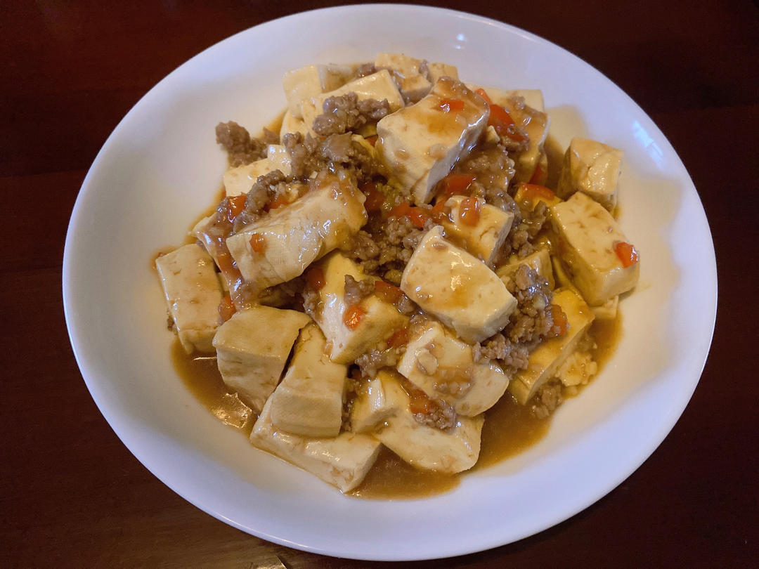 肉末嫩豆腐