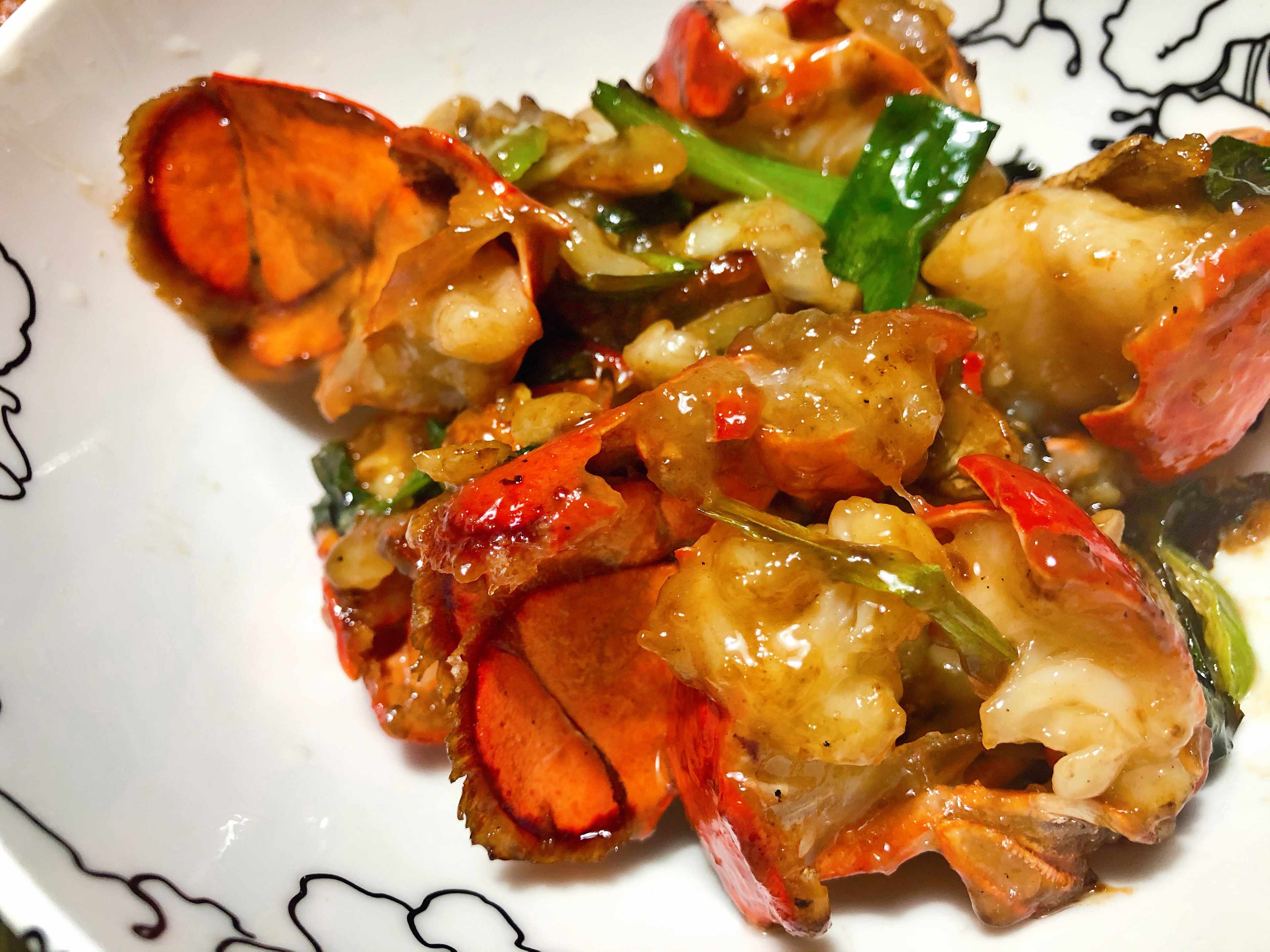被广东人说好吃的葱姜龙虾的做法