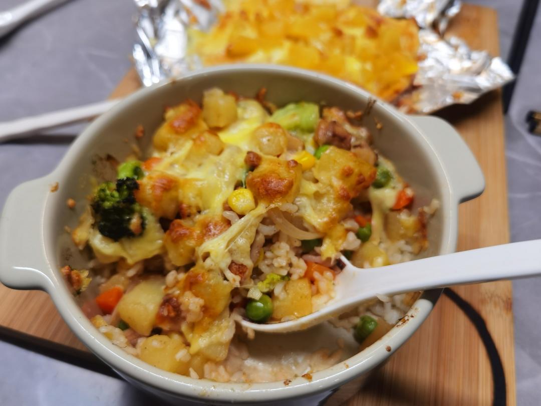 番茄鸡肉浓情焗饭【两人份】