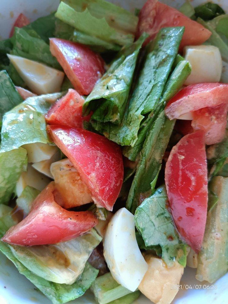 好吃到爆炸的蔬菜沙拉油醋汁（自制版）