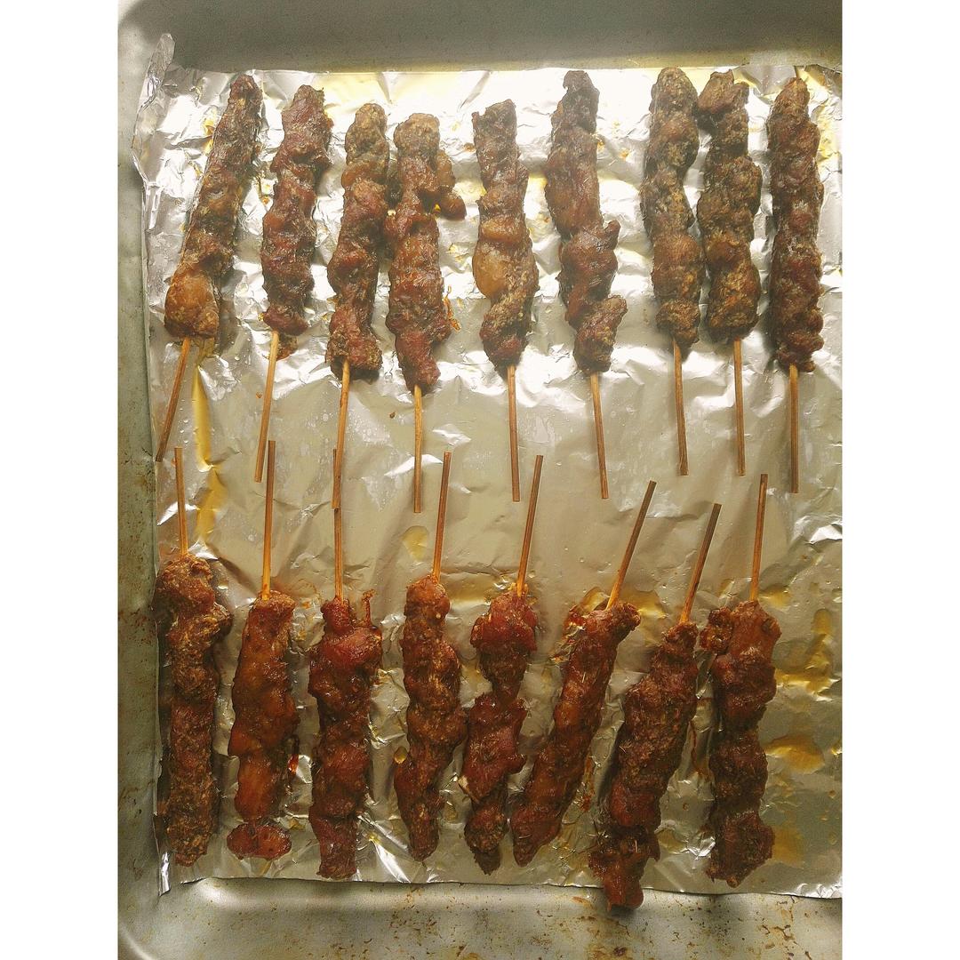 羊肉串 烤箱