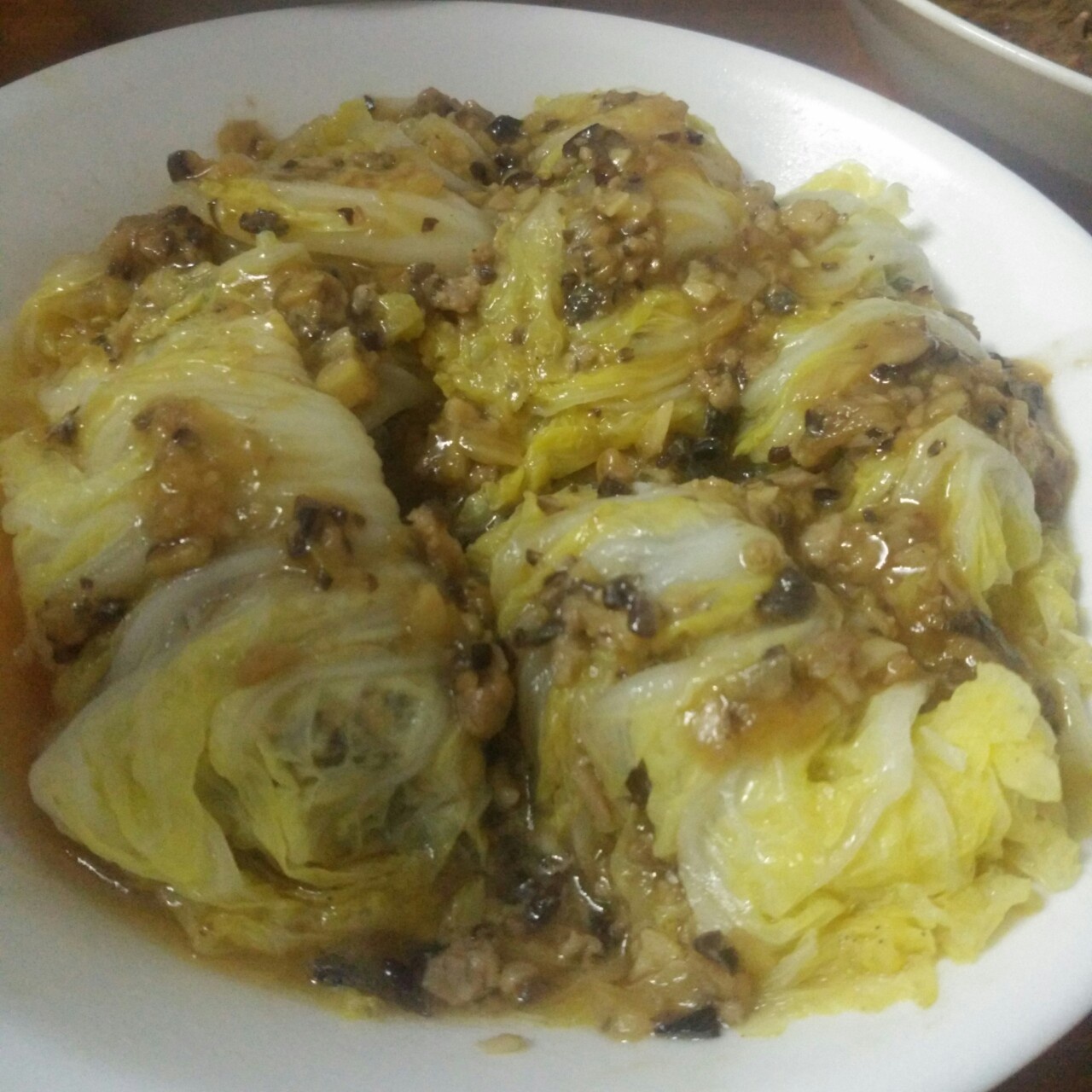 肉酿白菜卷