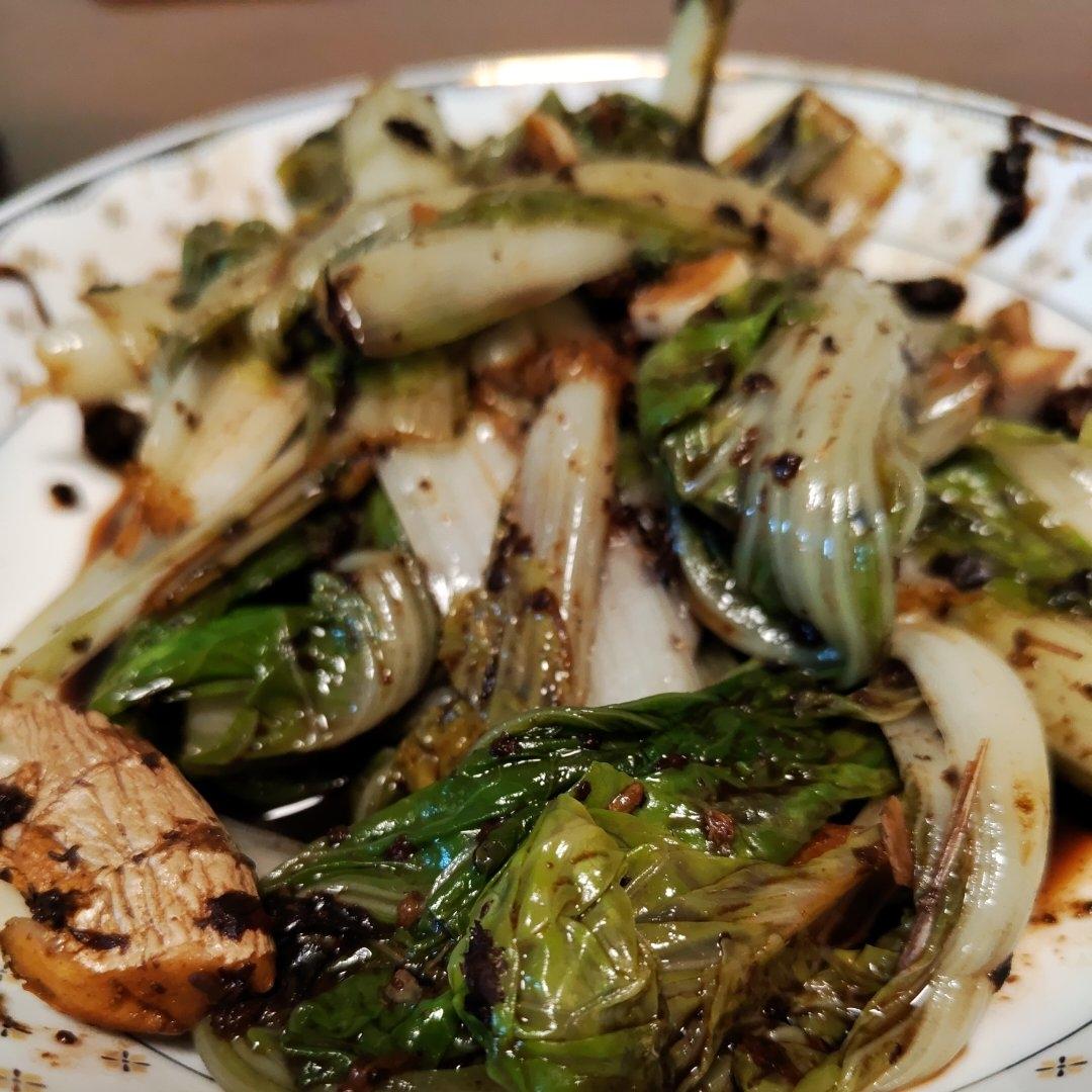 【快手菜】豆豉鲮鱼炒大白菜