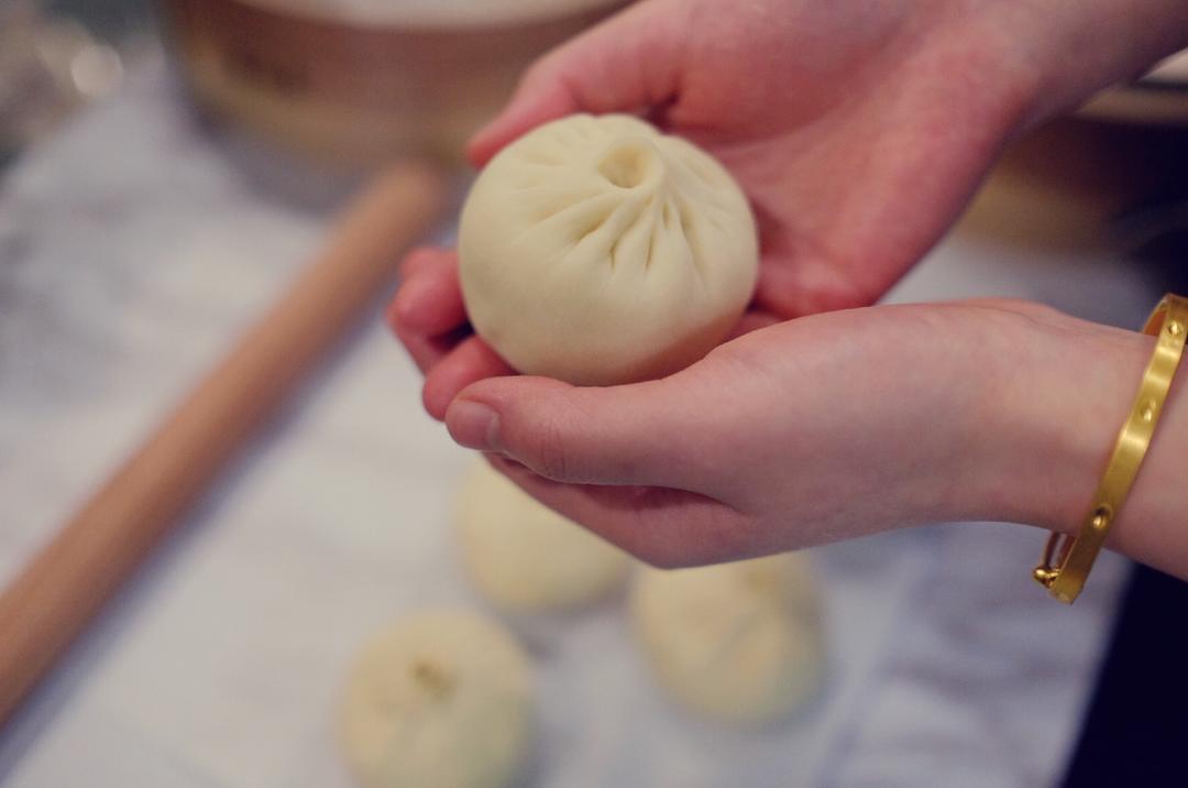 手工包子（肚脐包）