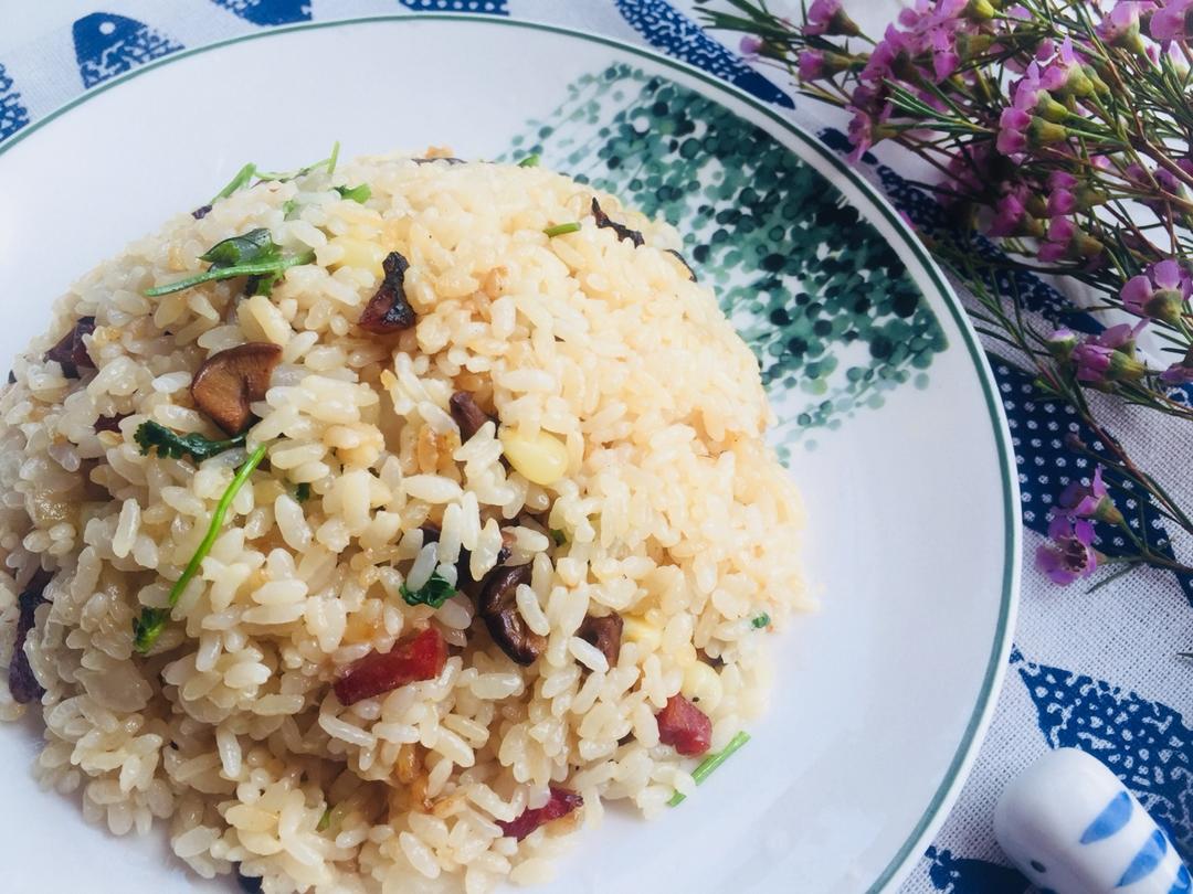 香菇腊肉饭