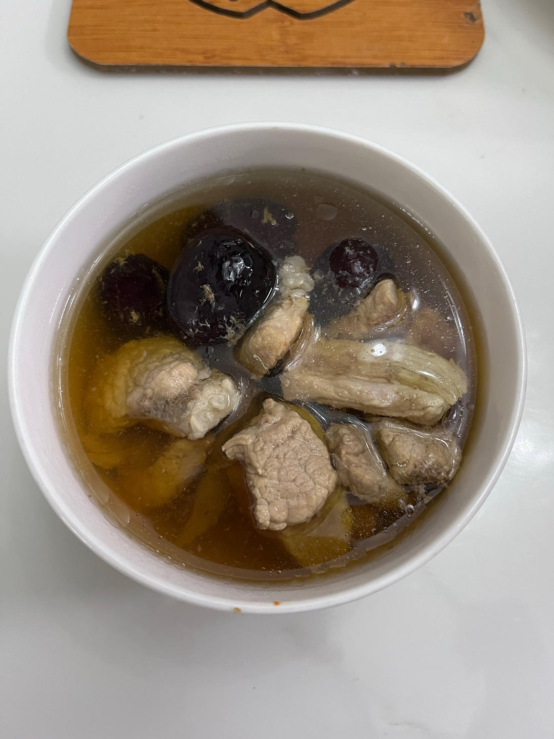 红参炖瘦肉的做法