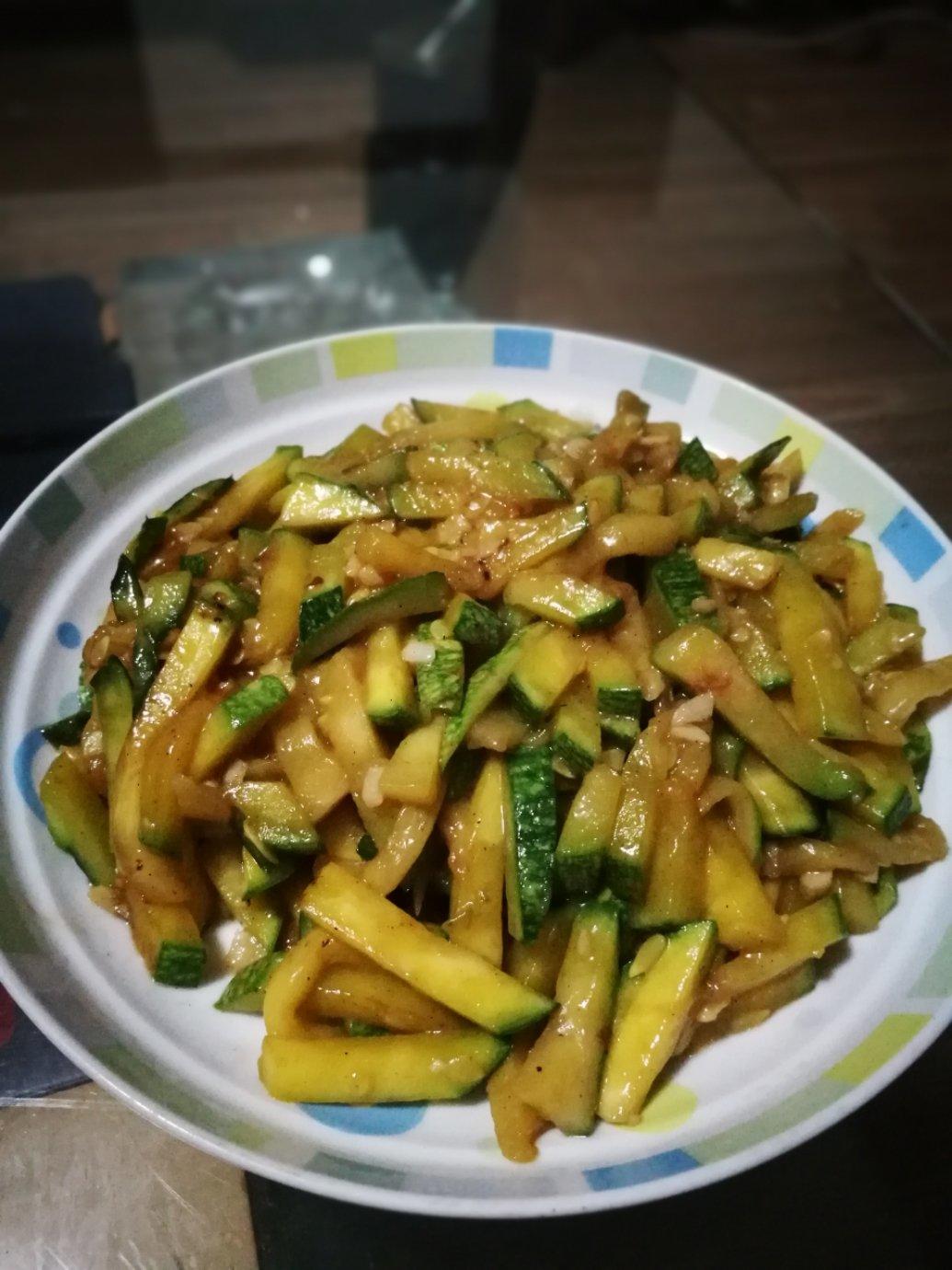 清炒小南瓜丝