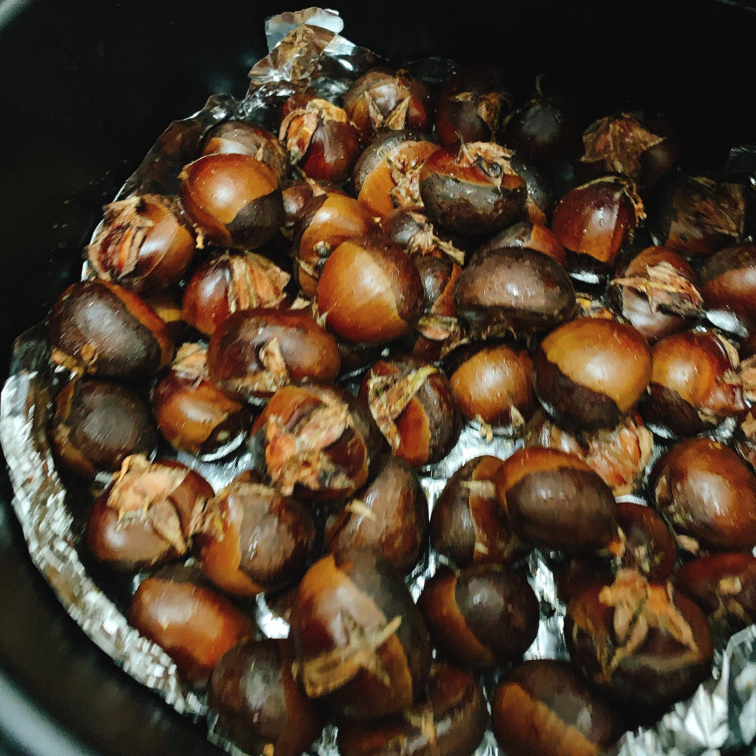 空气炸锅烤栗子