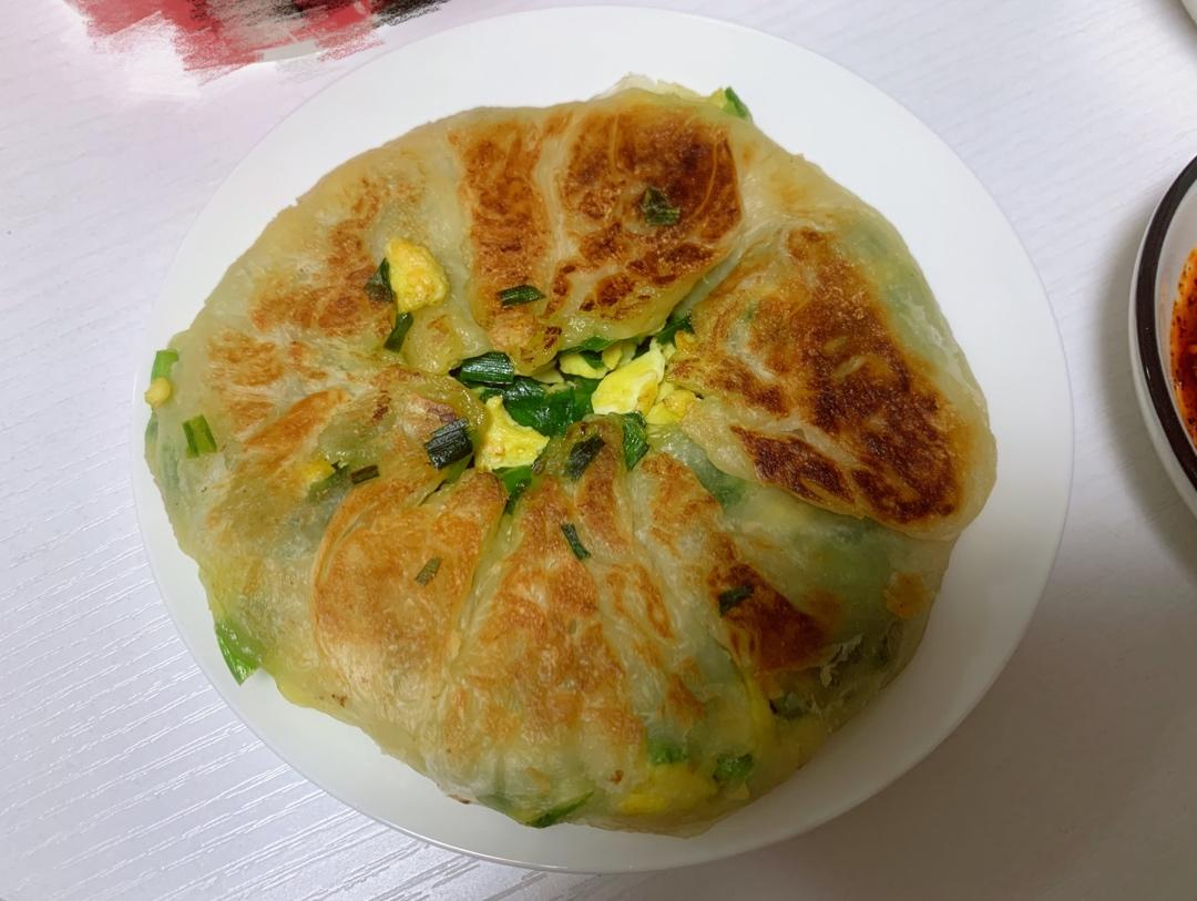 手抓饼版韭菜盒子