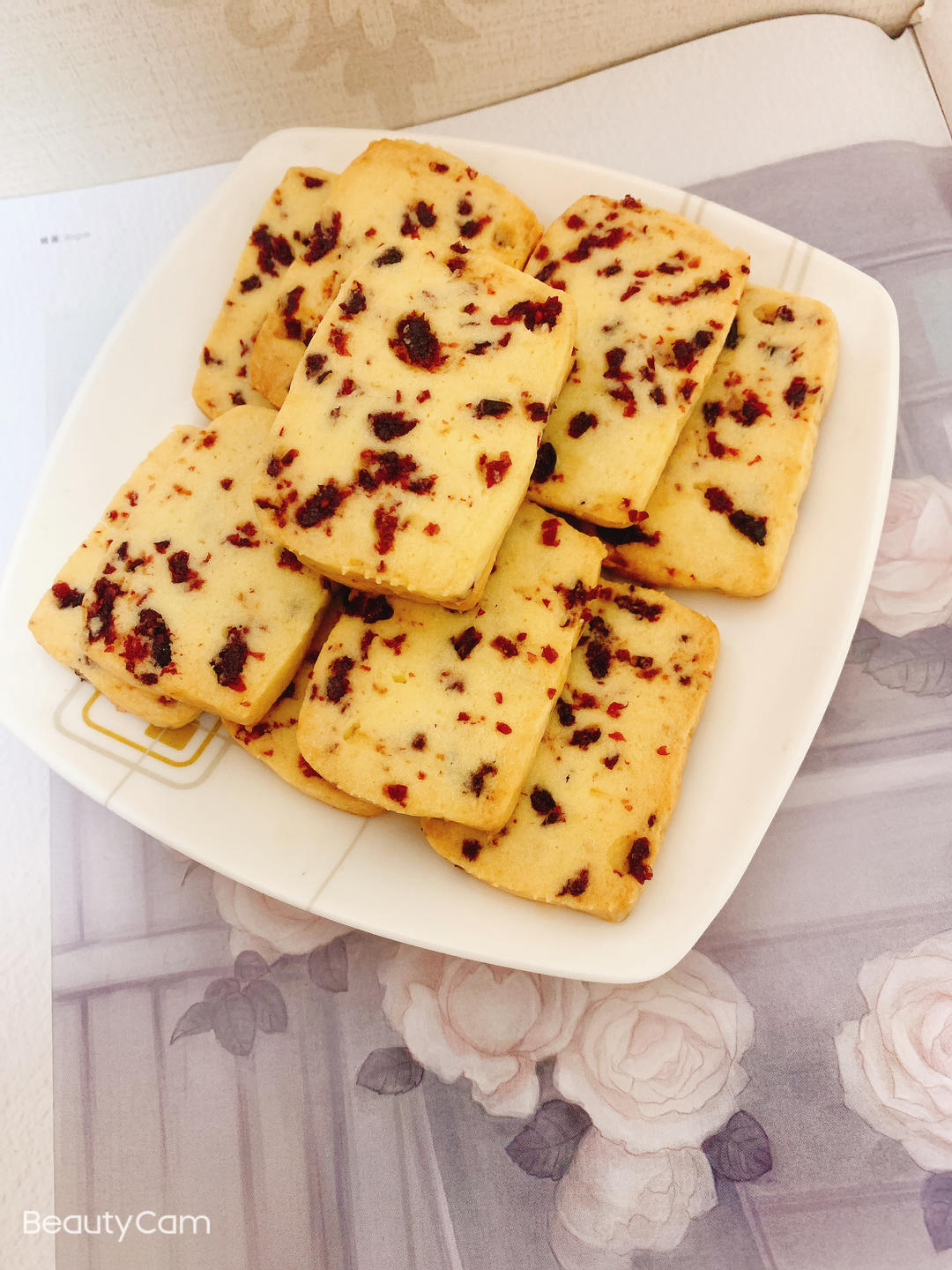 低糖少油版蔓越莓饼干