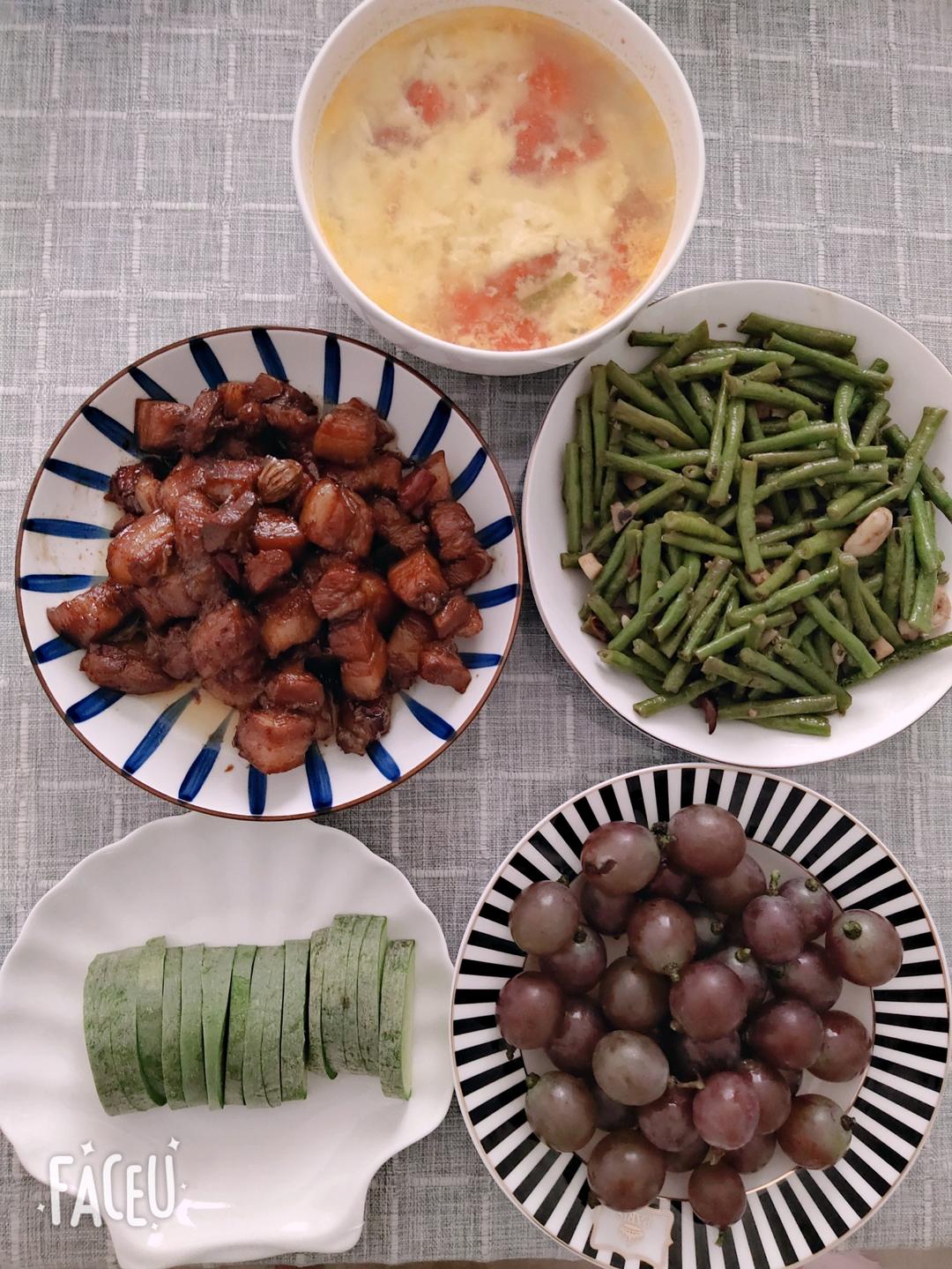 家里的午餐味道