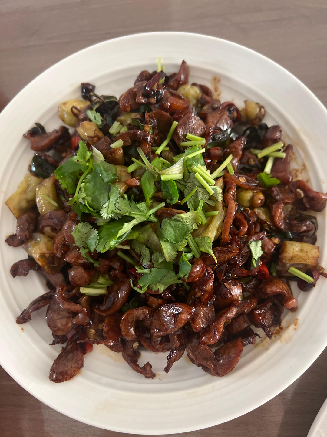 爆炒鸡胗