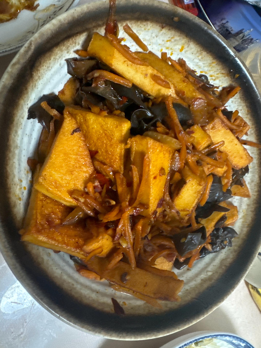 小炒千叶豆腐