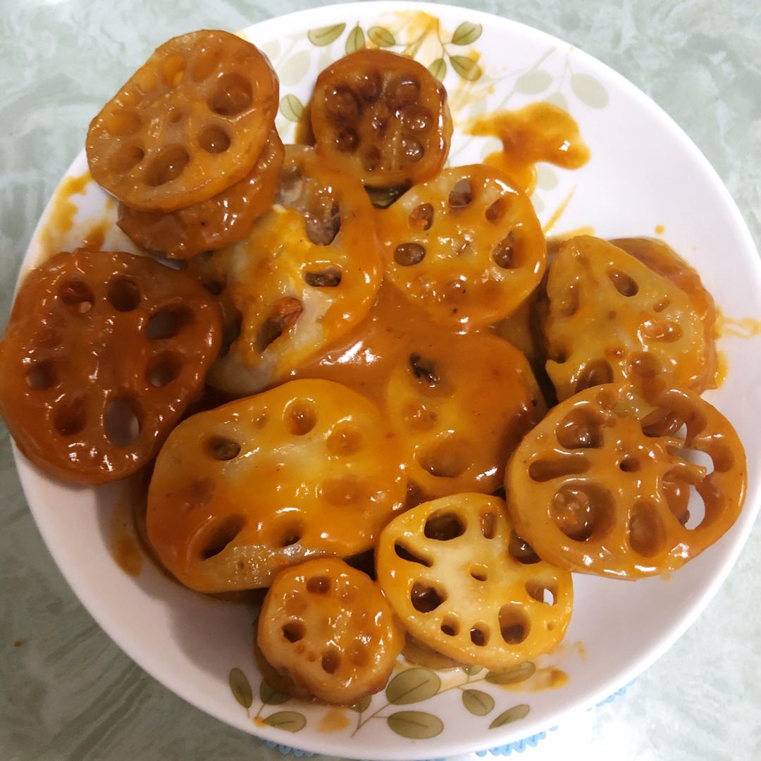 茄汁藕夹肉￨口感酸甜