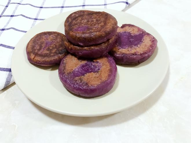 香煎紫薯饼的做法