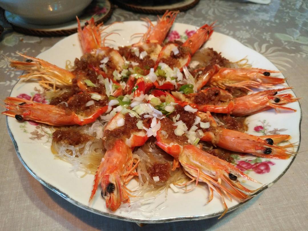 蒜蓉粉丝蒸虾