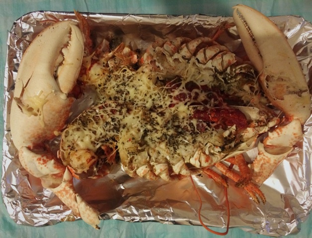 芝士蒜蓉烤龙虾