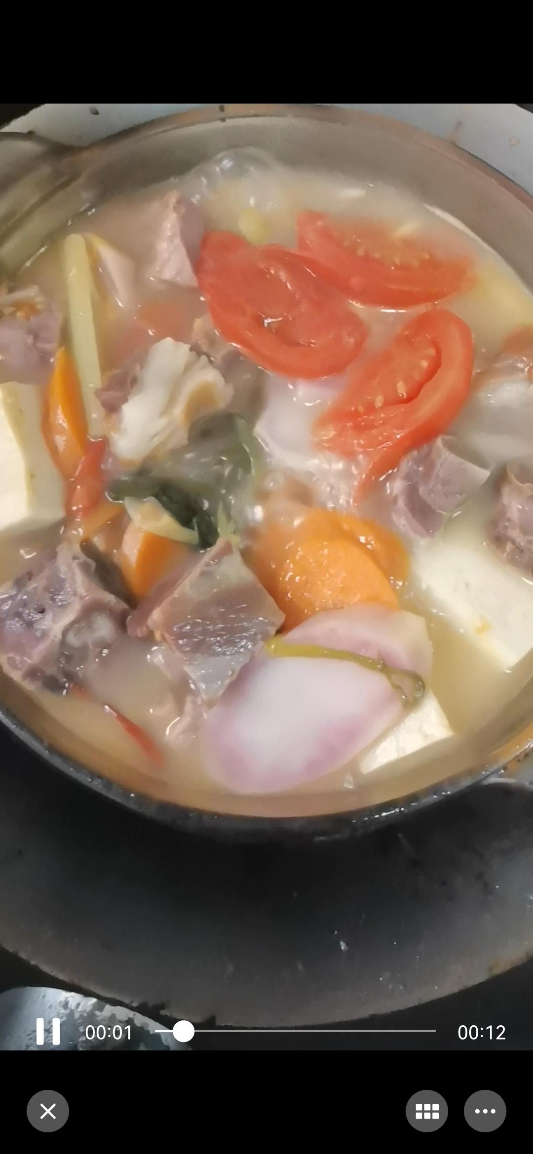 超美味的云南丽江腊排骨火锅