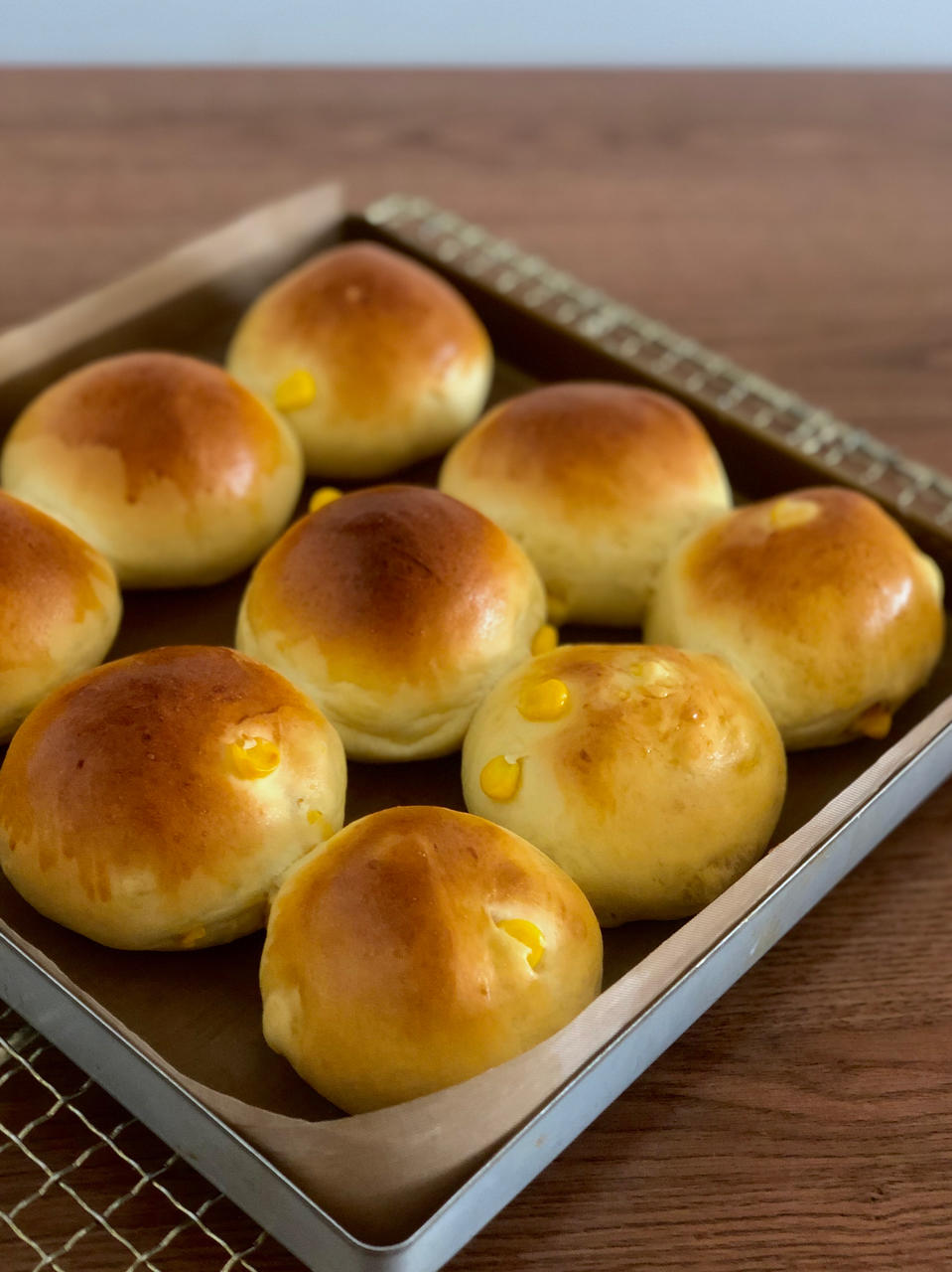 芝士玉米小餐包