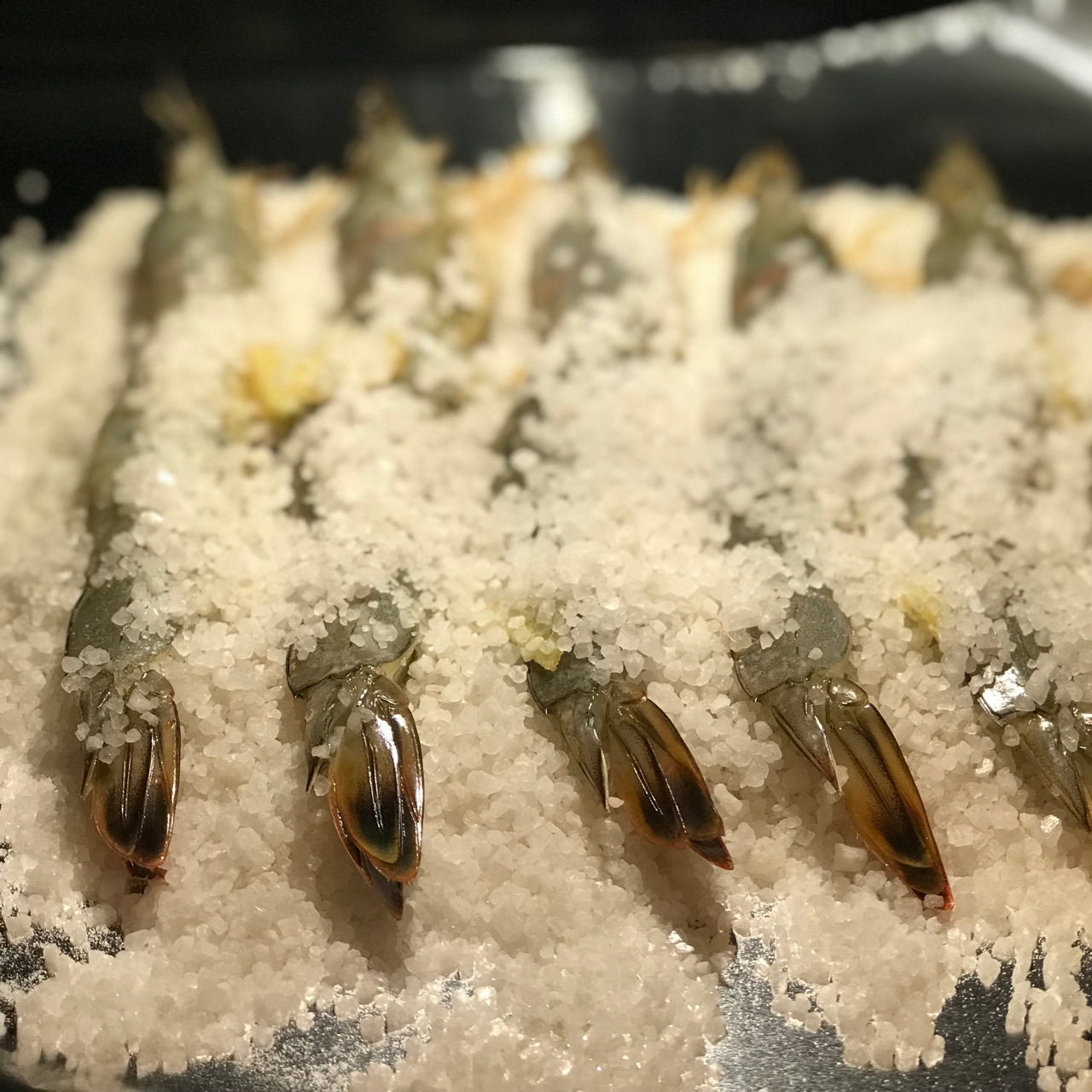 盐烤大虾的做法 步骤1