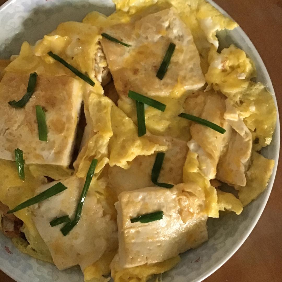 简单又健康的豆腐鸡蛋饼