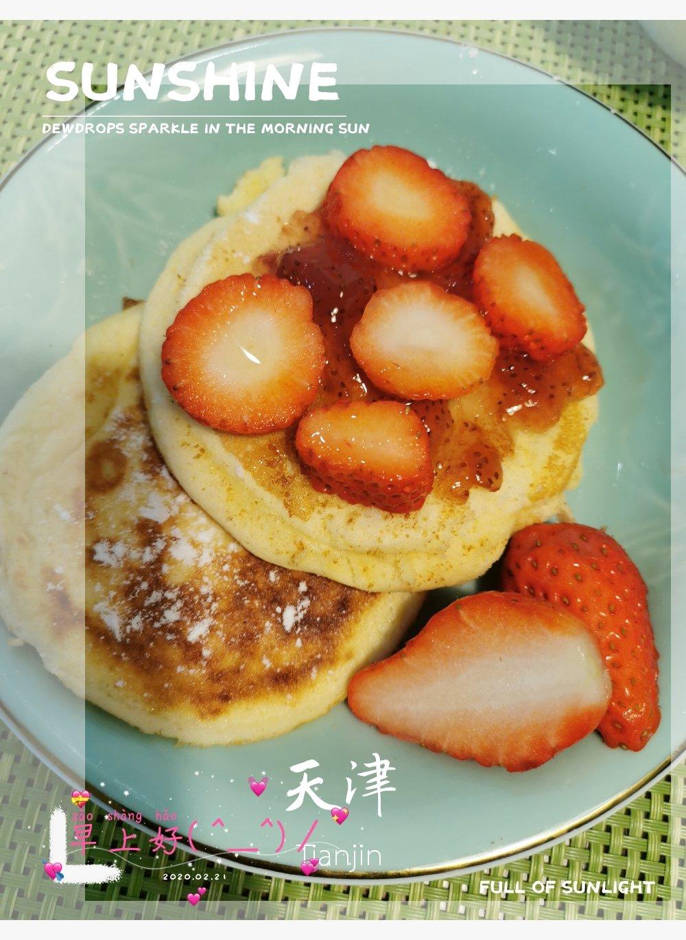 简易舒芙蕾松饼