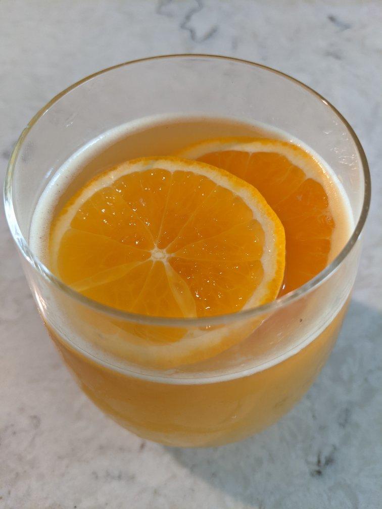 橙子茉莉冰茶（模仿霸气橙子）