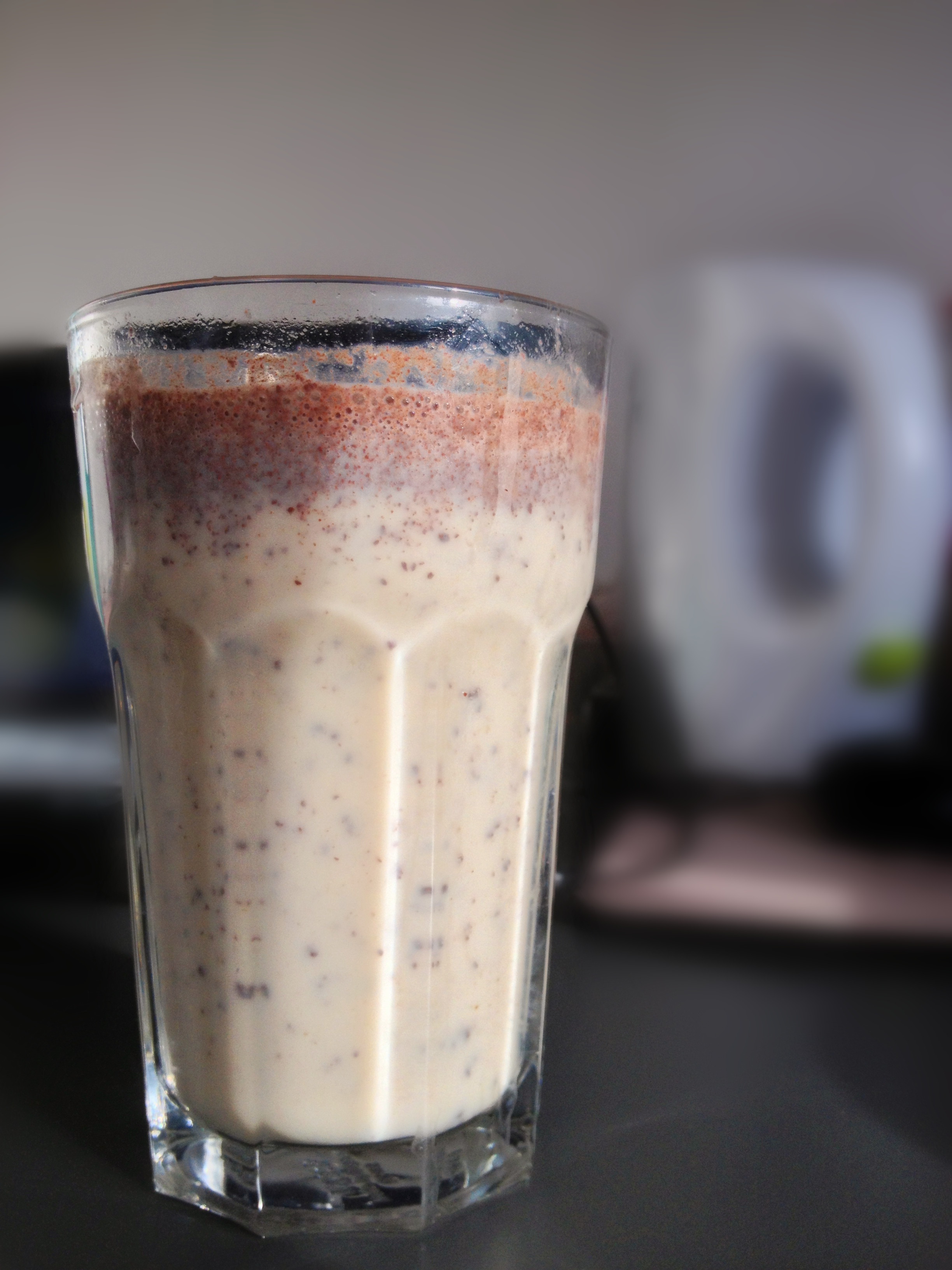 香蕉巧克力牛奶。