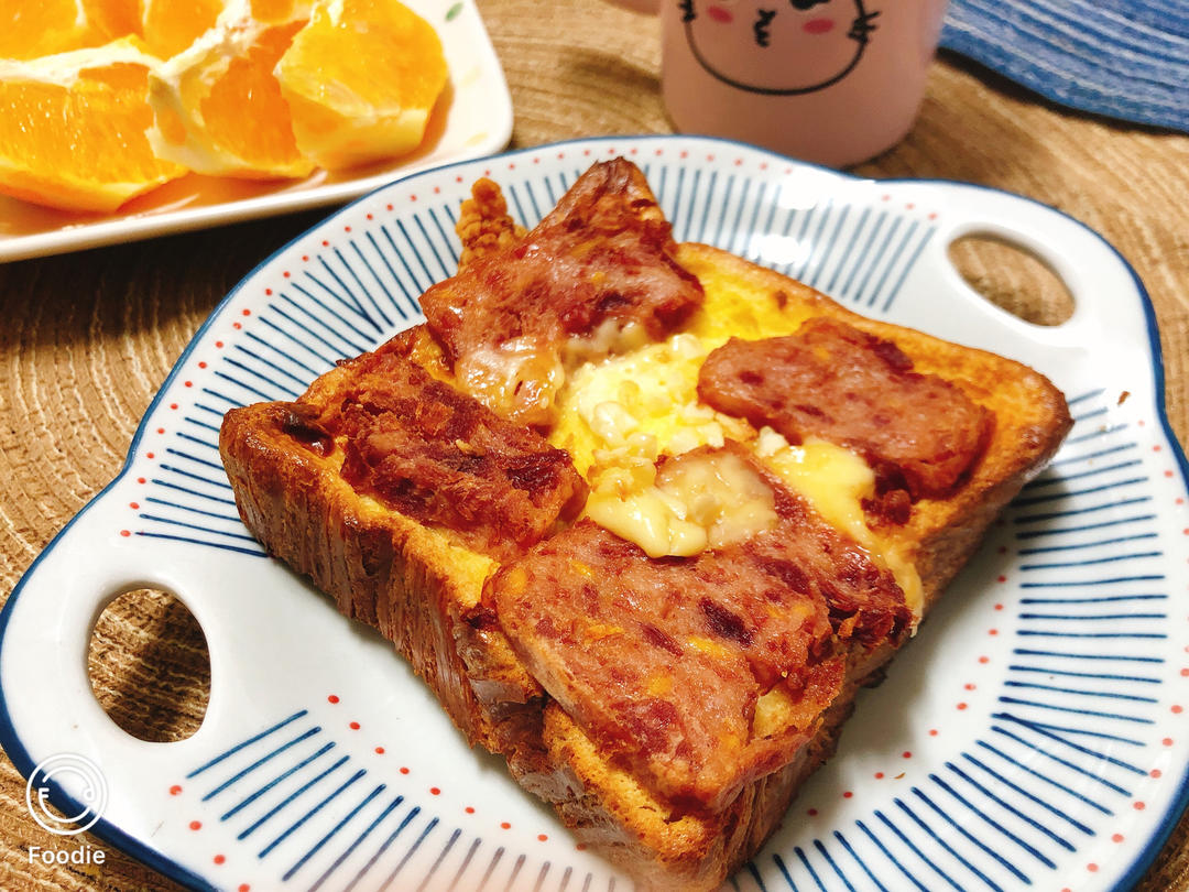 空气炸锅烤蒜香吐司